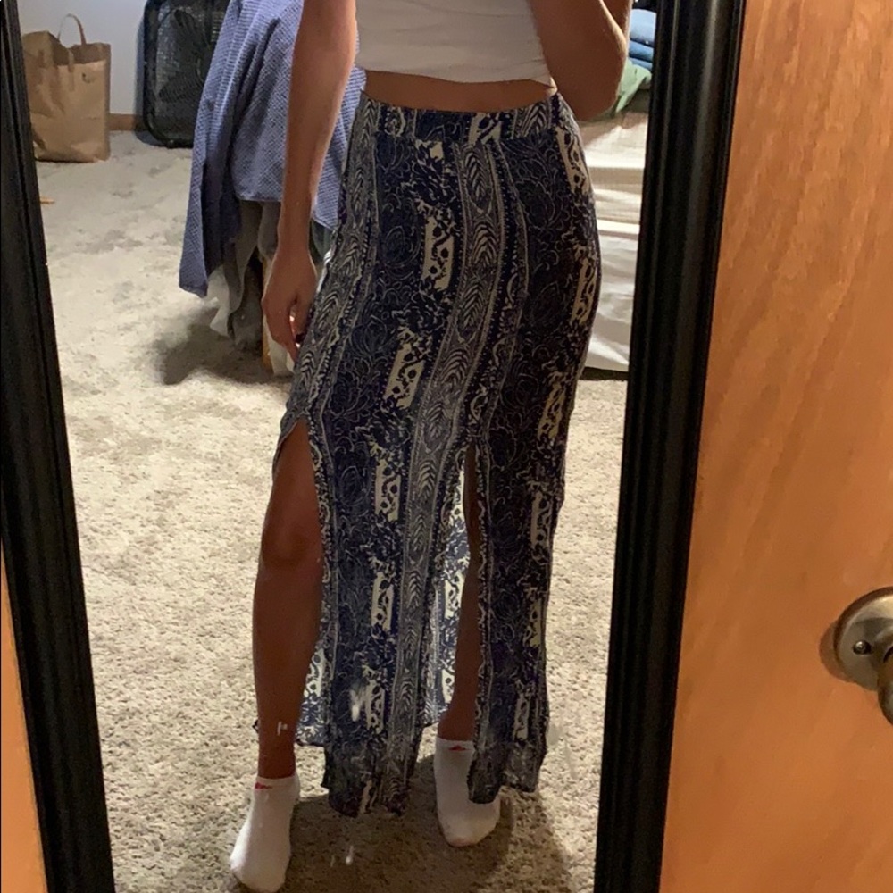 American Eagle double sided slit skirt.